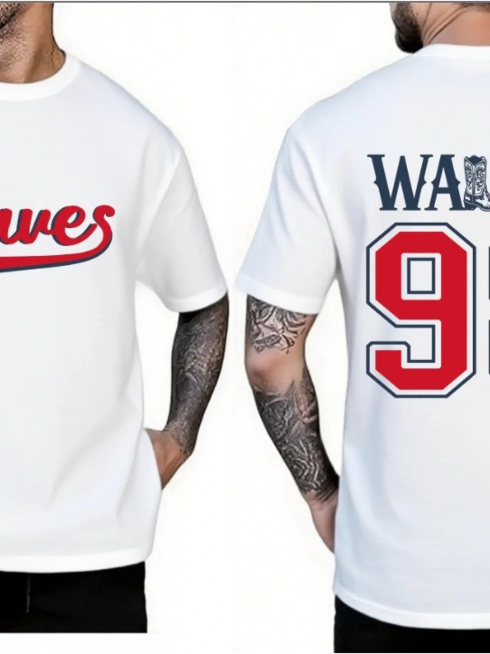 Morgan Wallen Braves Logo Short-Sleeve Tee - Picture 3 of 3
